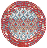 Safavieh Aspen 7'-0" x 7'-0" Rug in Red / Blue