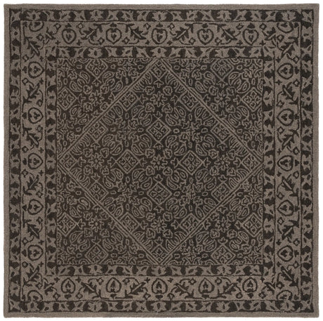 Safavieh Dip Dye 7'-0" x 7'-0" Rug in Dark Grey