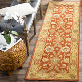 Safavieh Antiquity 2'-3" x 10'-0" Rug in Rust / Gold