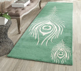 Safavieh Soho 2'-6" x 8'-0" Rug in Teal / Ivory