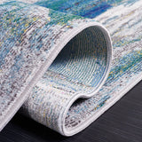 Safavieh Art Studio 4'-0" x 6'-0" Rug in Light Grey / Blue