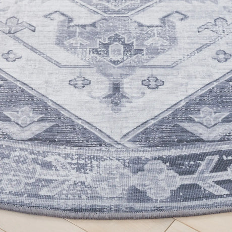 Safavieh Tucson 6'-0" x 6'-0" Rug in Grey / Light Grey