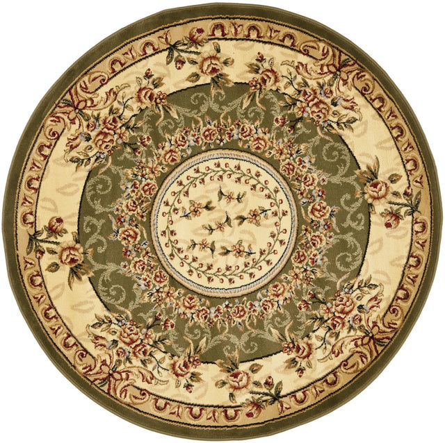 Safavieh Lyndhurst 5'-3" x 5'-3" Rug in Sage / Ivory