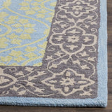 Safavieh Suzani 4'-0" x 6'-0" Rug in Chocolate / Yellow
