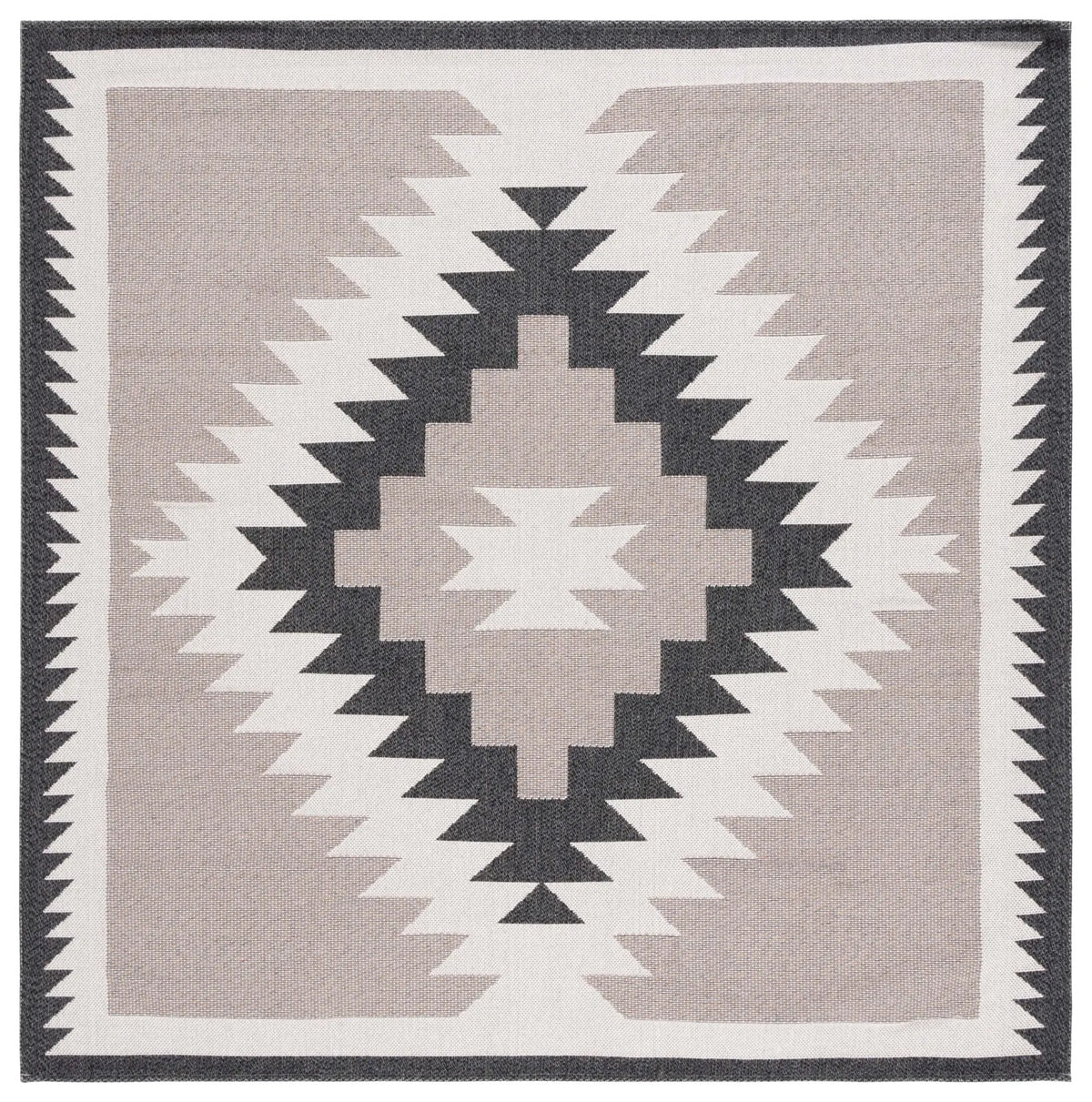 Safavieh Augustine 6'-4" x 6'-4" Rug in Beige / Black