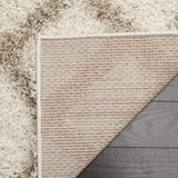 Safavieh Sgd-Dallas Shag 4'-0" x 6'-0" Rug in Ivory / Beige