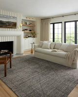Loloi Kamala Kam-06 Charcoal/Ivory Rug - room scene 1