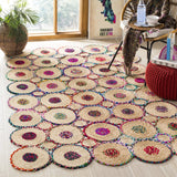 Safavieh Cape Cod 4'-0" x 6'-0" Rug in Red / Natural