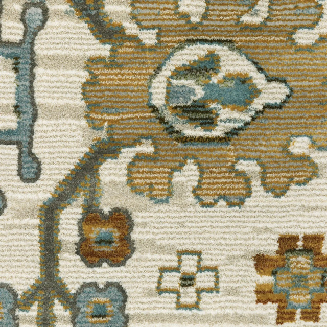 Oriental Weavers Sphinx KEIRA KEI02 Ivory Floral Rugs - room scene 2