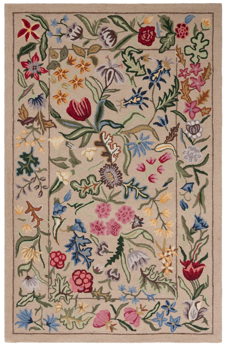 Safavieh Chelsea 3'-9" x 5'-9" Rug in Beige / Pink