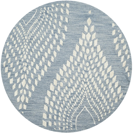 Safavieh Bella 5'-0" x 5'-0" Rug in Blue / Ivory