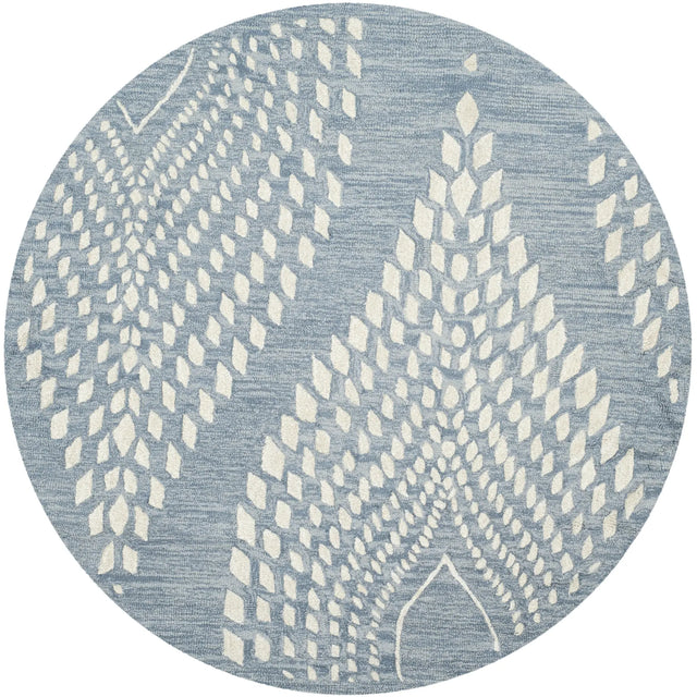 Safavieh Bella 5'-0" x 5'-0" Rug in Blue / Ivory