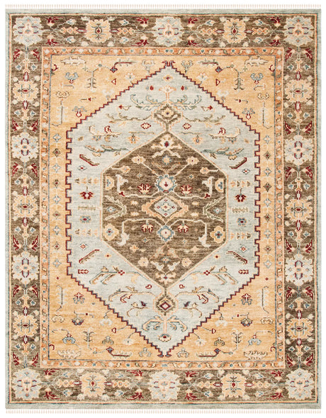 Safavieh Samarkand 10'-0" x 14'-0" Rug in Blue / Brown