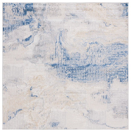 Safavieh Palma 6'-7" x 6'-7" Rug in Beige / Blue