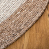 Safavieh Braided 5'-0" x 7'-0" Rug in Beige / Ivory