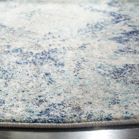 Safavieh Madison 6'-7" x 6'-7" Rug in Ivory / Blue