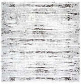 Safavieh Berber Shag 7'-0" x 7'-0" Rug in Grey / Dark Grey