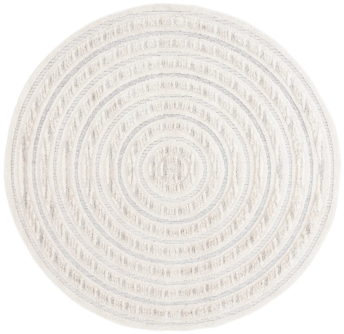 Safavieh Chloe 6'-7" x 6'-7" Rug in Ivory / Grey