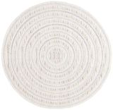 Safavieh Chloe 6'-7" x 6'-7" Rug in Ivory / Grey
