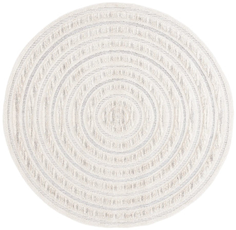 Safavieh Chloe 6'-7" x 6'-7" Rug in Ivory / Grey