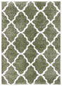 Safavieh Tahoe Shag 4'-0" x 6'-0" Rug in Sage / White