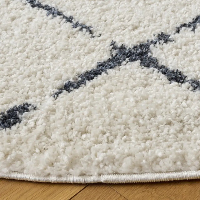 Safavieh Arizona Shag 6'-7" x 6'-7" Rug in Ivory / Slate