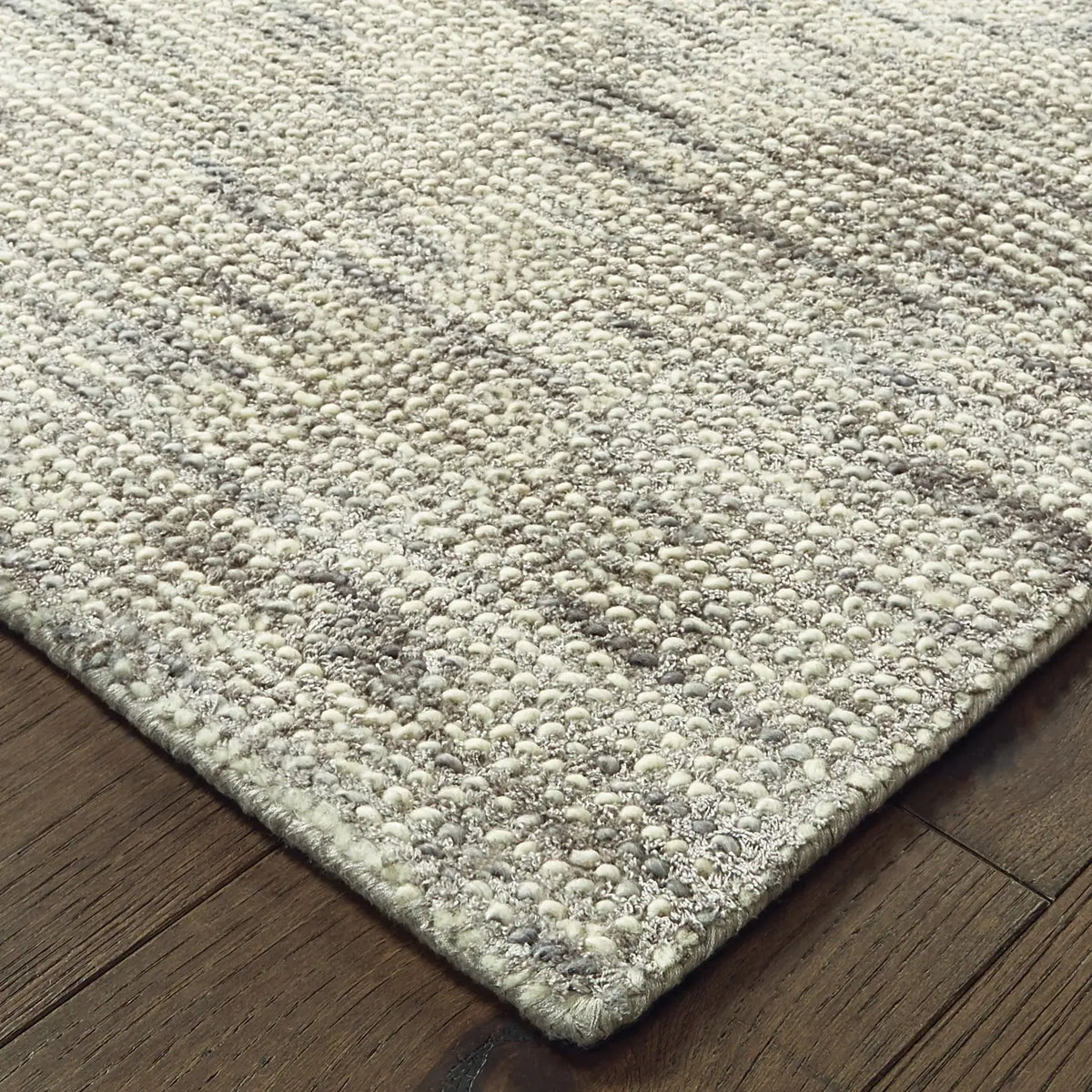 Oriental Weavers Sphinx Lucent 45905 Stone/ Grey Rug - corner detail