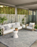 Loloi Rainier Rai-03 Denim/Ivory Rug - room scene 1