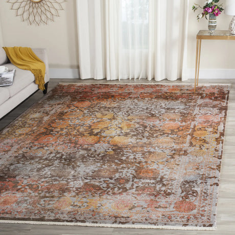 Safavieh Vintage Persian 6'-0" x 9'-0" Rug in Brown / Multi