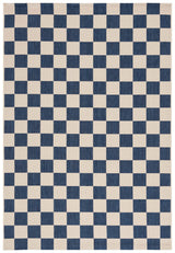 Safavieh Courtyard 4'-0" x 5'-7" Rug in Navy / Beige