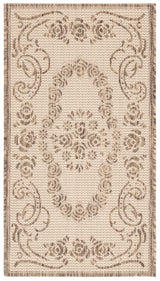 Safavieh Courtyard 2'-0" x 3'-7" Rug in Natural / Brown
