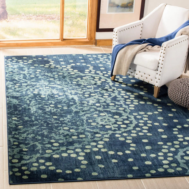 Safavieh Constellation Vintage 4'-0" x 5'-7" Rug in Blue / Multi