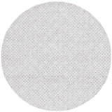 Safavieh Ebony 6'-0" x 6'-0" Rug in Grey / Ivory