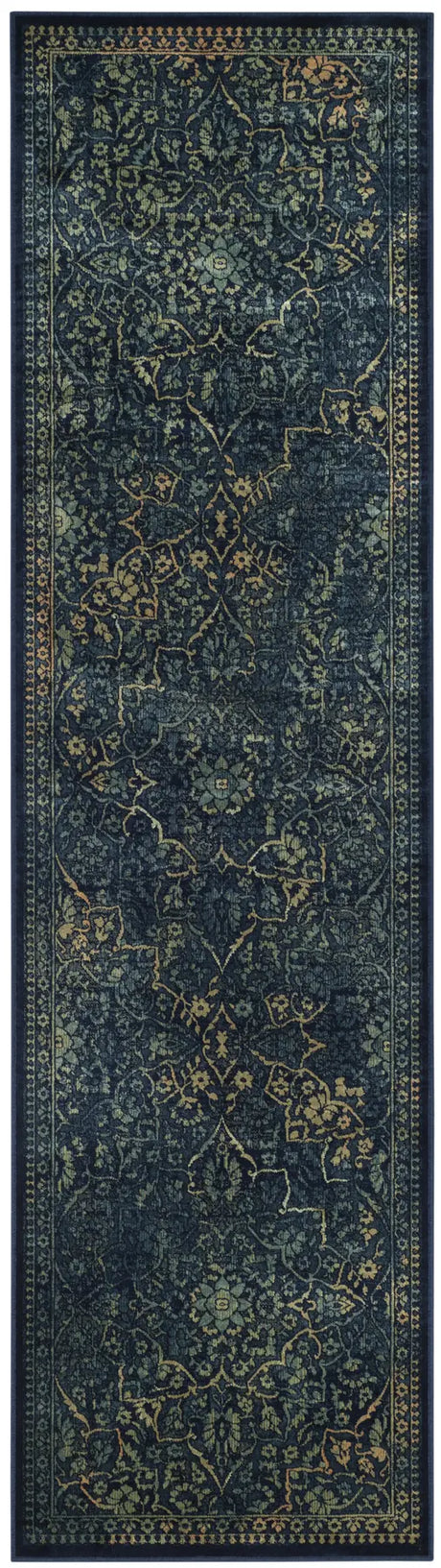 Safavieh Vintage 2'-2" x 8'-0" Rug in Blue / Yellow