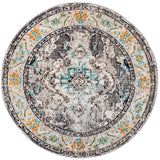 Safavieh Monaco 5'-0" x 5'-0" Rug in Grey / Light Blue