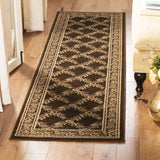 Safavieh Lyndhurst 2'-3" x 12'-0" Rug in Brown / Brown