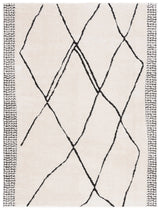 Safavieh Melody 4'-0" x 6'-0" Rug in Ivory / Black