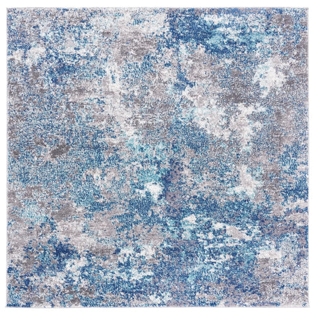 Safavieh Aston 6'-7" x 6'-7" Rug in Navy / Grey