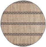 Safavieh Natural Fiber 6'-0" x 6'-0" Rug in Natural / Grey