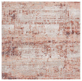 Safavieh Madison 800 6'-7" x 6'-7" Rug in Rust / Grey