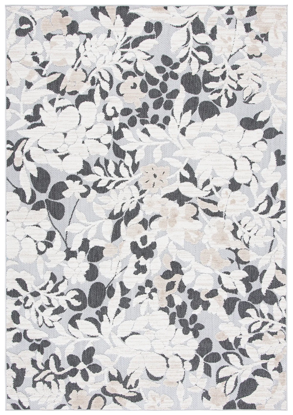 Safavieh Cabana 4'-5" x 6'-5" Rug in Ivory / Charcoal