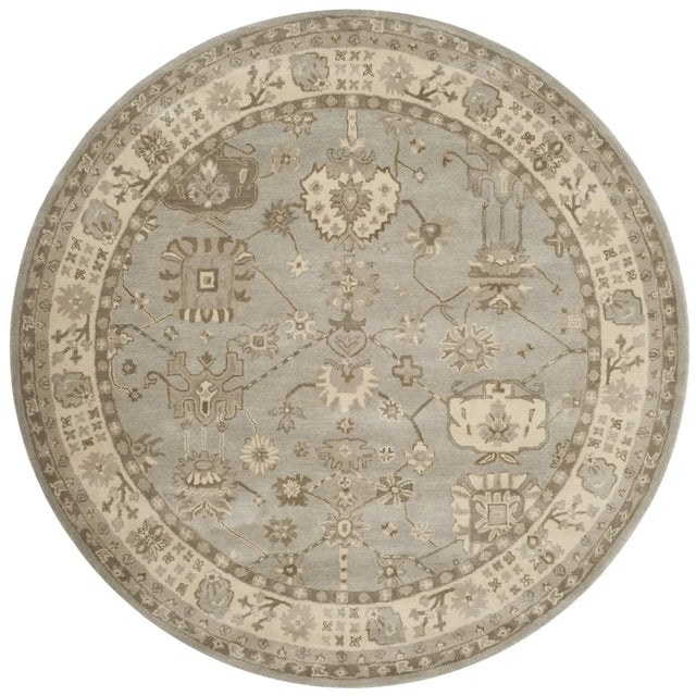 Safavieh Royalty 7'-0" x 7'-0" Rug in Silver / Cream