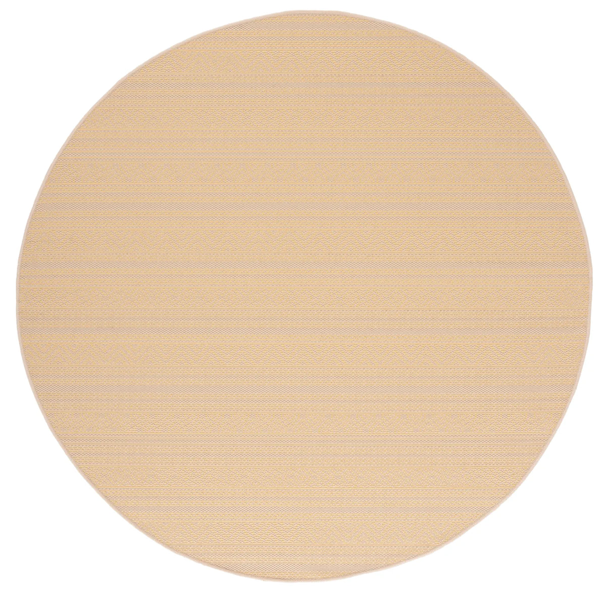 Safavieh Courtyard 6'-7" x 6'-7" Rug in Beige / Gold