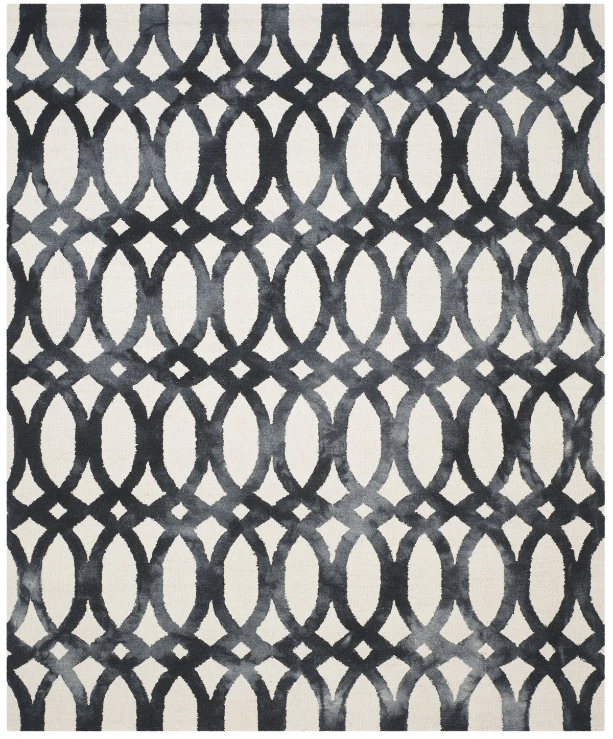 Safavieh Dip Dye 10'-0" x 14'-0" Rug in Ivory / Graphite