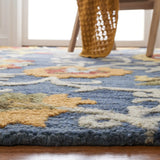 Safavieh Blossom 4'-0" x 6'-0" Rug in Navy / Multi