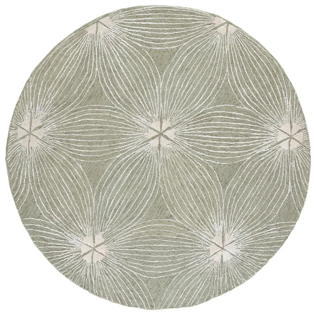Safavieh Glamour 6'-0" x 6'-0" Rug in Sage / Ivory