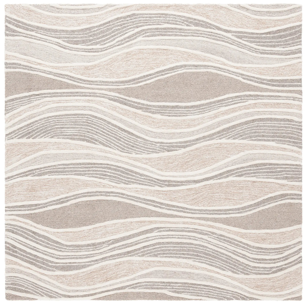 Safavieh Fifth Avenue 6'-0" x 6'-0" Rug in Natural / Ivory