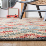 Safavieh Kilim 4'-0" x 6'-0" Rug in Natural / Red