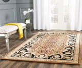 Safavieh Naples 5'-0" x 8'-0" Rug in Black / Gold