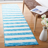 Safavieh Easy Care 2'-3" x 6'-0" Rug in Blue / Ivory